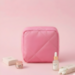 Çəhrayı rəng ped çantası