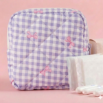 Mavi xəttli ped çantası